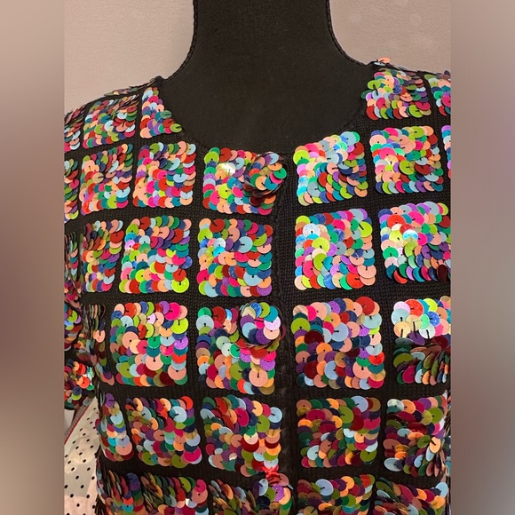 Micheal Simon Rare Sequined Sweater - Picture 5 of 7